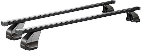 Menabo 130cm. pentru Citroen Săritor Nissan Notă 1994-2007 (Set cu picioare) Negre