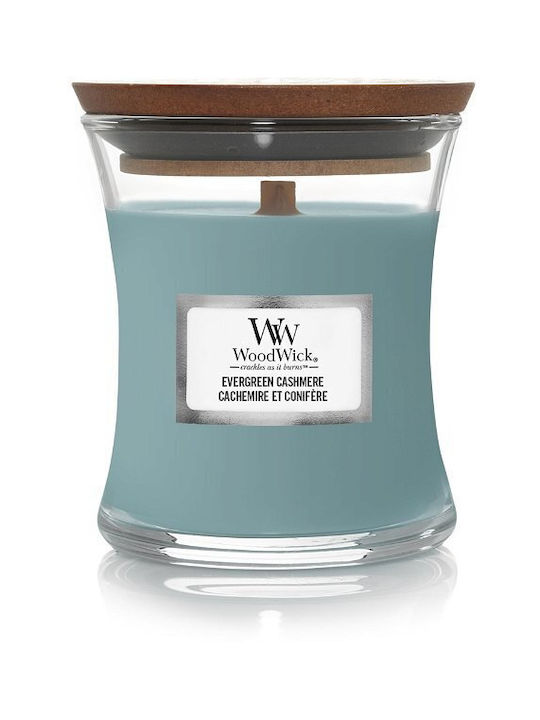 WoodWick Scented Candle Jar with Scent Evergreen Cashmere 85gr 1pcs