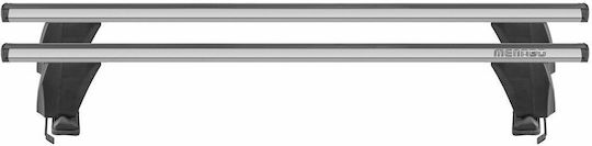 Menabo Bare De Acoperiș Din Aluminiu 137 Cm Pentru BMW X6 5D 2007-2014 Set Cu Picioare Argintii