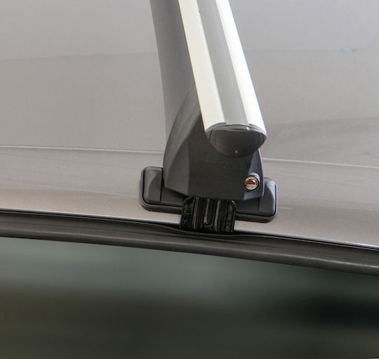 Menabo Bare De Acoperiș Din Aluminiu 137 Cm Pentru BMW X6 5D 2007-2014 Set Cu Picioare Argintii
