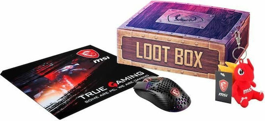 MSI M99 Loot Box Pack RGB Gaming Ποντίκι 4000 DPI Μαύρο