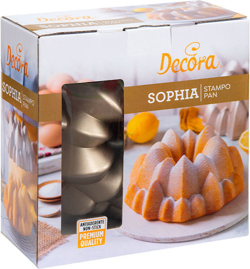 Decora Sophia Formă de Patiserie pentru Chec Rotund din Aluminiu 24x24buc 1buc