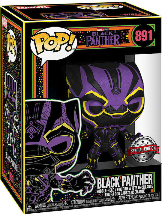Funko Pop! Tees Marvel: Schwarzer Panther - Wakanda Forever (Groß) (Differenzierung) 891 Sonderausgabe