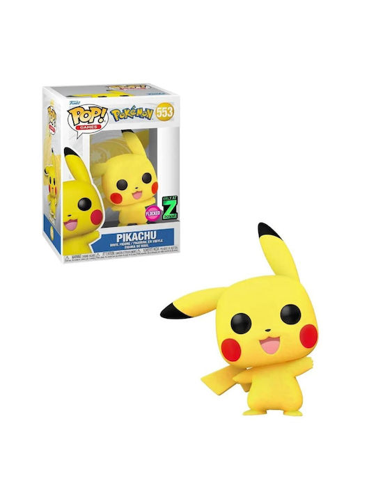 Funko Pop! Flocked Games: Pokemon - Pikachu 553 Special Edition