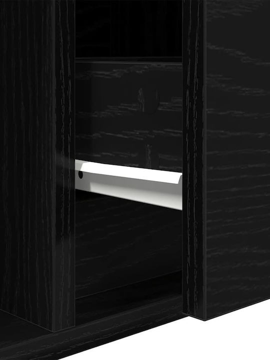 TV Stand Black 100x31x25.5cm