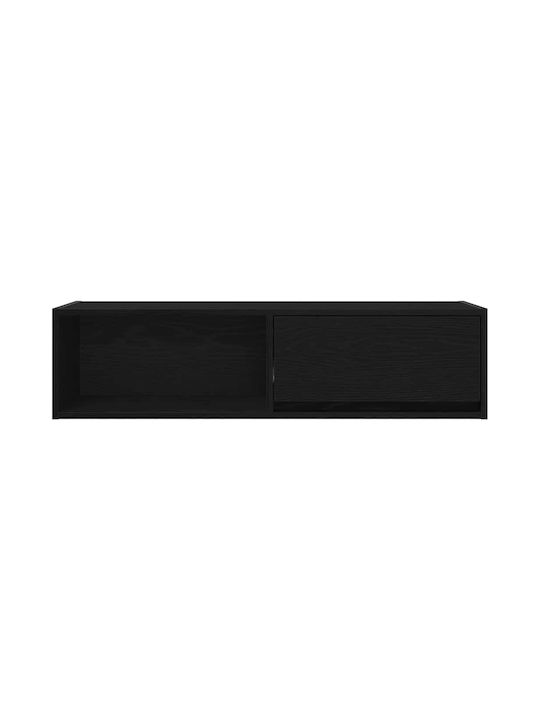 TV Stand Black 100x31x25.5cm