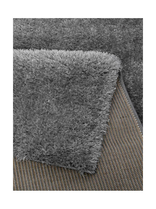 Madi Fuzzio Σετ Shaggy Χαλιά Κρεβατοκάμαρας Grey 3τμχ