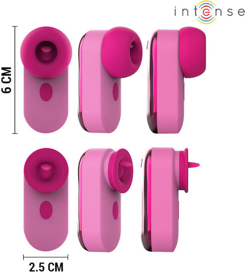Intense Sabrina Clit Mini Κλειτοριδικός Δονητής 6cm Ροζ