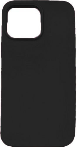 Umschlag Rückseite Silikon Schwarz (iPhone 13 Pro Max)