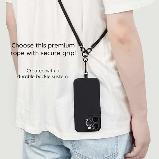 Techsuit Nackenriemen für Handys Blau