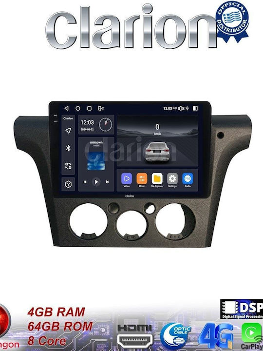 Clarion Sistem Audio Auto pentru Mitsubishi Outlander 2001 > 2005 (Bluetooth/USB/WiFi/GPS)