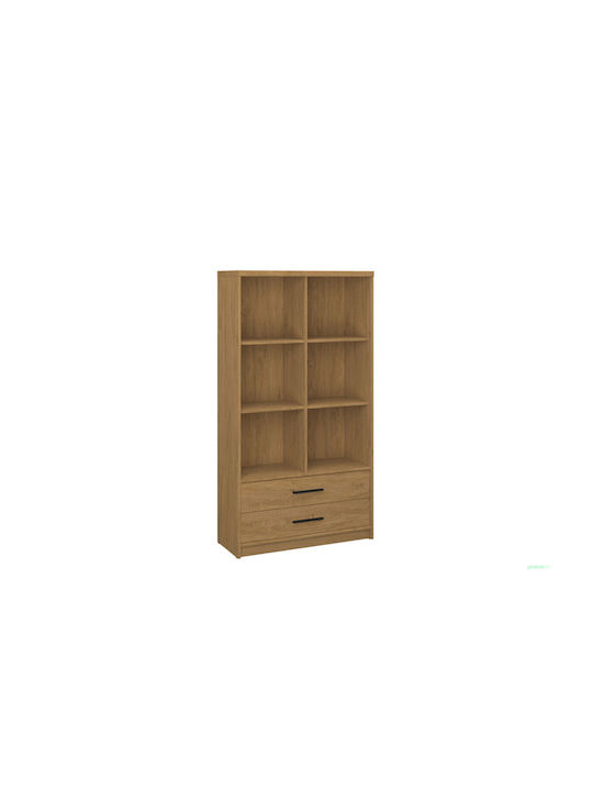 Βιβλιοθήκη Pavi Καφέ 84.3x33.8x156.4εκ.
