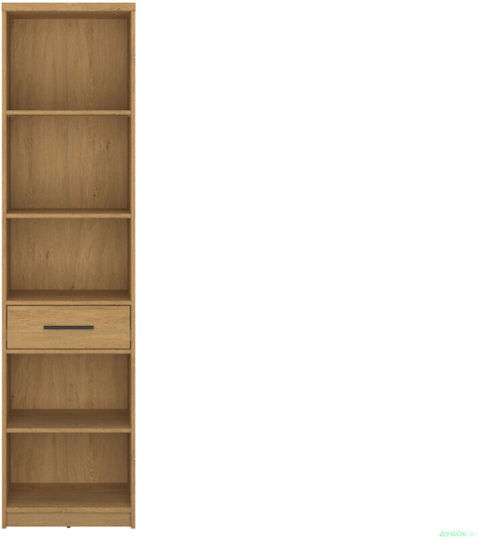 Bibliothek Pavi Braun 50x33.8x197.2cm