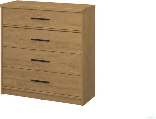 Comoda pentru Dormitor Pavi Oak 84.3x33.8x87.2buc