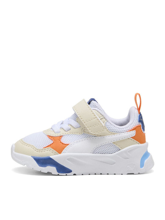 Trinity Ac+inf Παιδικά Sneakers με Σκρατς Λευκά