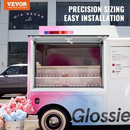 Vevor Serving Window 36"x36" Awning Food Truck Wblfwck3636yaoq3mv0