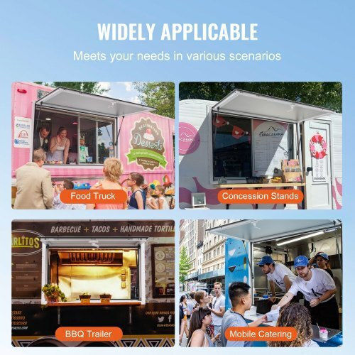 Vevor Serving Window 36"x36" Awning Food Truck Wblfwck3636yaoq3mv0