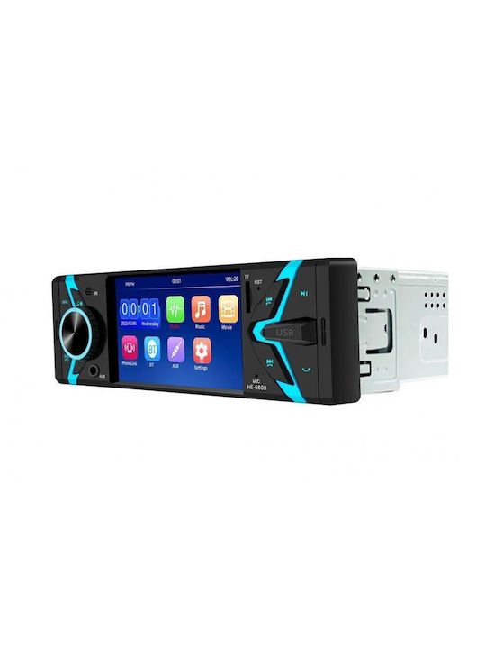 PerVoi Ηχοσύστημα Αυτοκινήτου 1DIN (Bluetooth/USB) με Οθόνη Αφής 4"