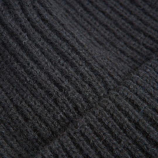 Beanie Feminin Căciulă Tricotat în culoarea Negru