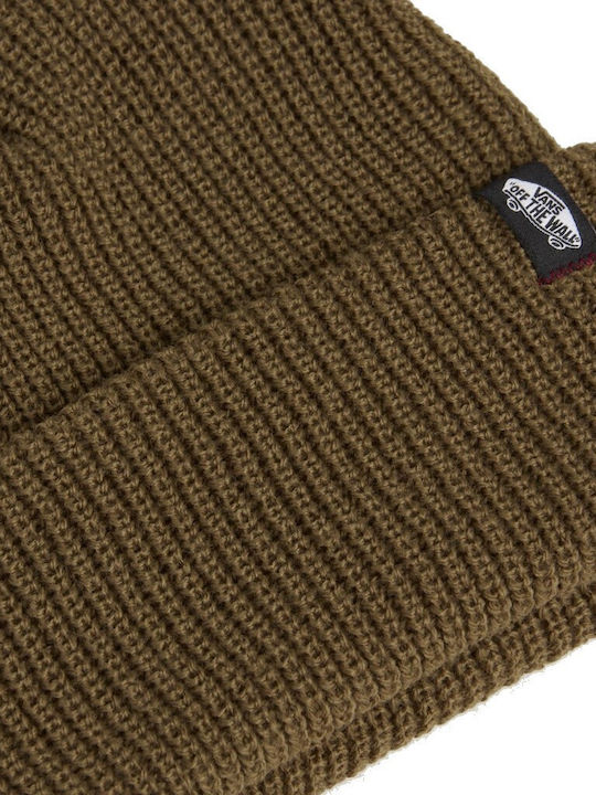 Shallow Cuff Beanie Unisex Σκούφος Πλεκτός σε Πράσινο χρώμα