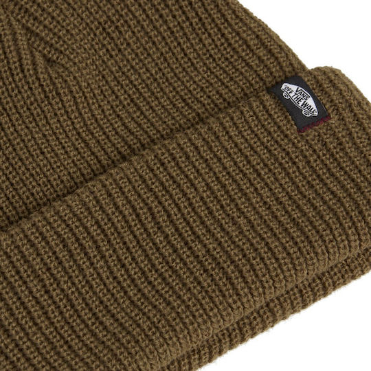 Shallow Cuff Beanie Unisex Beanie Knitted in Green color