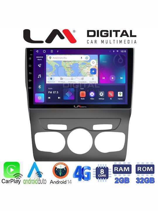 LM Digital Ηχοσύστημα Αυτοκινήτου για Citroen C4 / DS4 2011-2019 (Bluetooth/USB/WiFi/GPS/Apple-Carplay/Android-Auto) με Οθόνη 10"