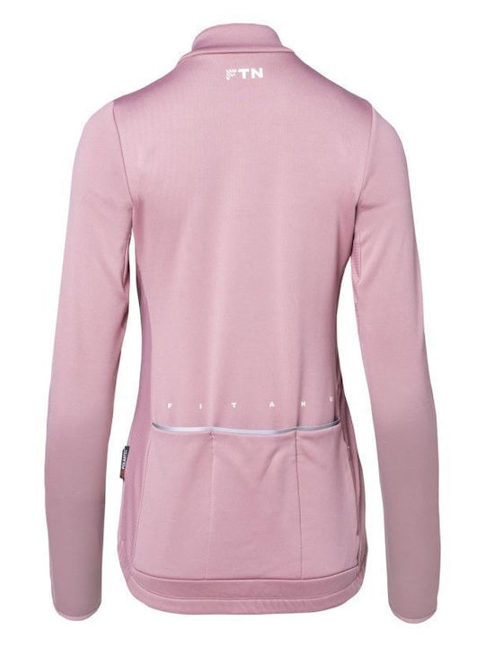 Women's Cardigan with Zipper Pink