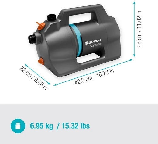 Gardena Silent 4100 Pompa de apă de suprafață electrică 550W