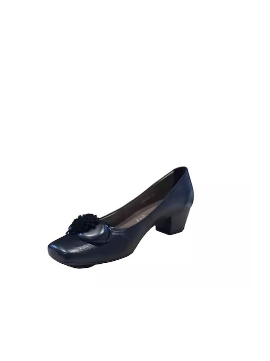 Boxer women's pumps with low heel black