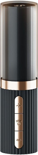 Satisfyer Pro 2 Kiss Wave Mini Κλειτοριδικός Δονητής με Απομακρυσμένο Έλεγχο 3cm Μαύρος