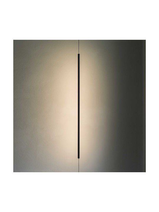 Ideal Lux LED Floor Lamp H704xW6cm. with Warm White Light 1600lm Black