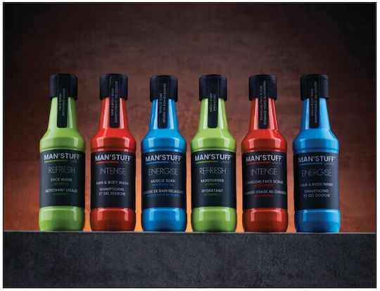 Technic Man’stuff Set Îngrijire pentru Hidratare, Curățare facială & Curățare corp 6buc