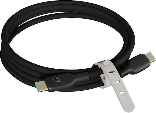 Motorola USB 2.0 Cable USB-C male - USB-C 100W Black 2m (SJCS0CCB20ET1-EU-BK)