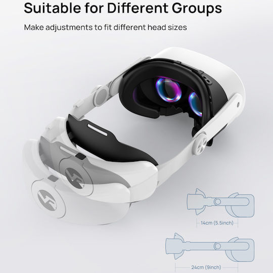 Head Elite Strap Battery 8000 mAh + Meta Quest 3 Earphones