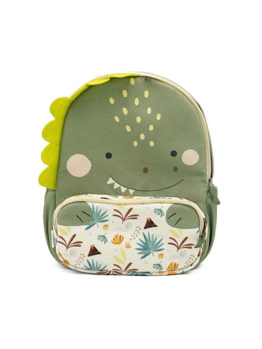 Sassi Junior Dinosaur Dinosaur Schulranzen Rucksack Kindergarten mit Flaschenhalter Mehrfarbige