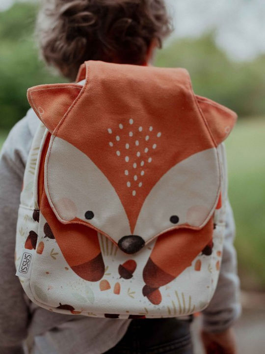 Sassi Junior Fox Fox Σχολική Τσάντα Πλάτης Νηπιαγωγείου Πολύχρωμη