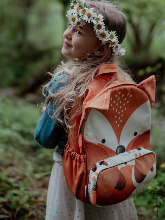 Sassi Junior Fox Fox School Backpack For Kindergarten With Water Bottle Holder Multicolour