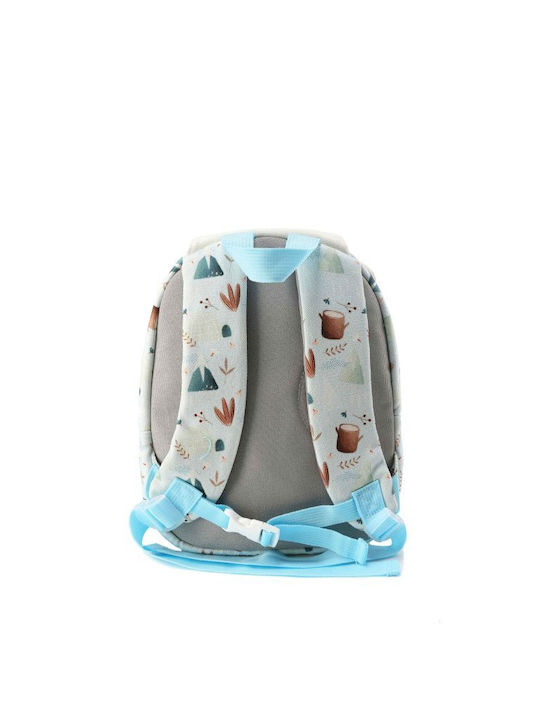 Sassi Junior Bear Bear Σχολική Τσάντα Πλάτης Νηπιαγωγείου Πολύχρωμη με Θήκη για Παγούρι