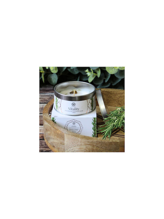 Κερί Πολύτιμους Λίθους Gemstone Candle Vitality Sweet Ginger