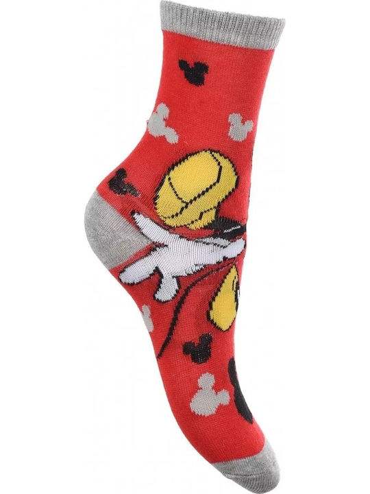 Disney Kids' Socks Mickey Mouse Colorful 3 Pairs