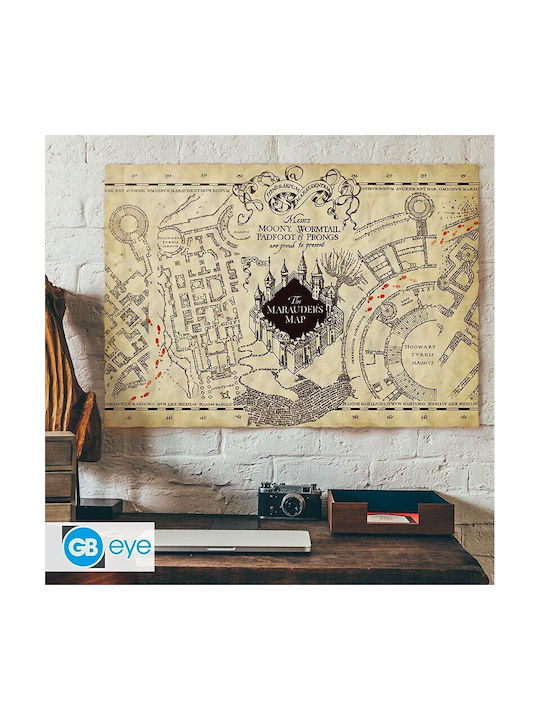 Harry Potter Parchment Poster Marauder's Map Fan Shop Merchandise Harry Potter Parchment Poster Marauder's Map Fan Shop Merchandise