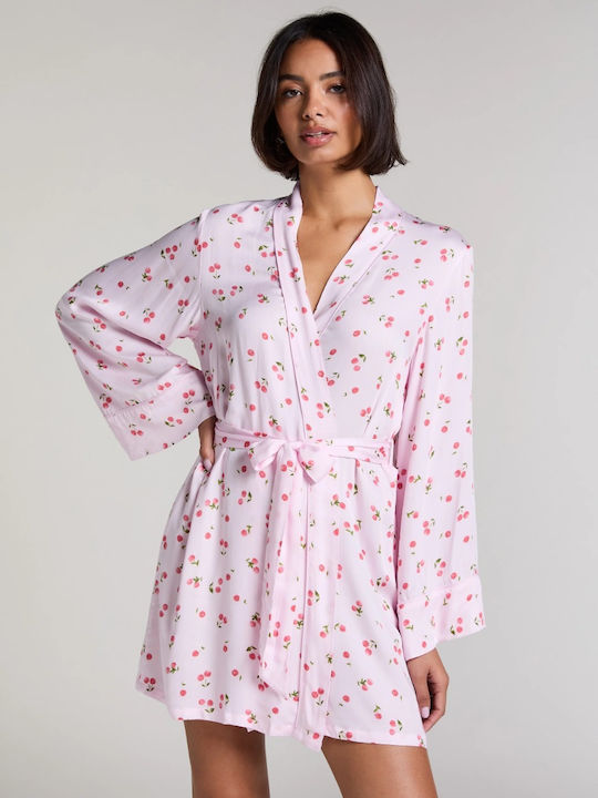 Hunkemöller Winter Women's Satin Robe Pink