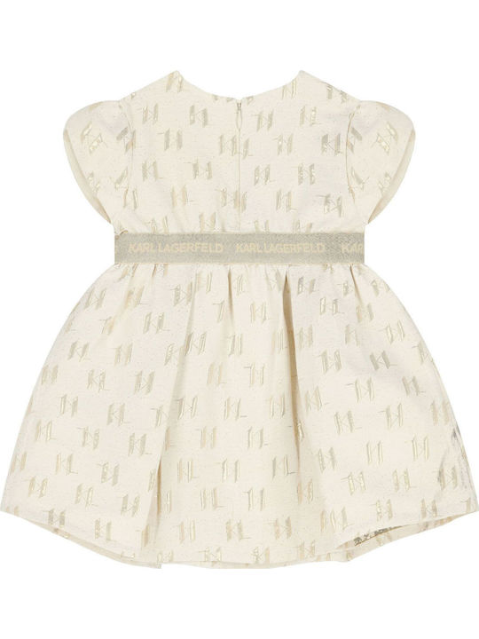 Παιδικό Φόρεμα Ivory, Gold