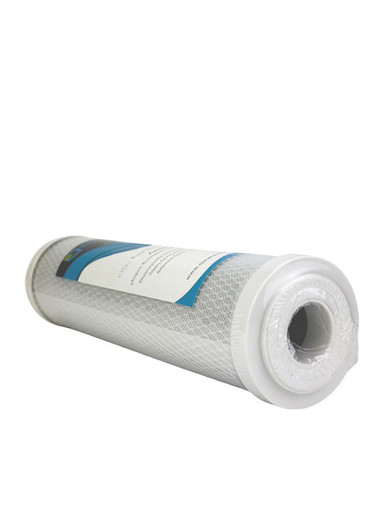 QWaterFilters Countertop and Under Sink Water Filter Replacement made of Activated Carbon 10" QCTO 0.5 μm