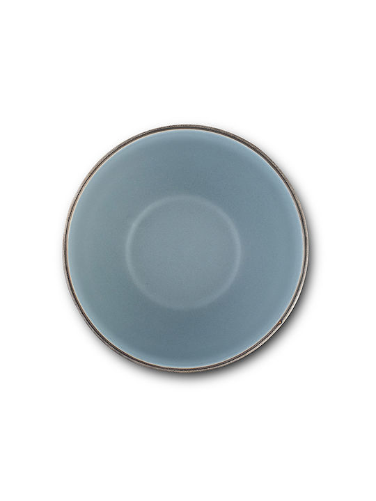 Nava Serving Bowl Round Ceramic Blue 1pcs