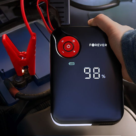 Forever JS-400 Portabil Starter Baterie Auto 7200mAh cu Banca de alimentare / USB / Pompă 7200mAh