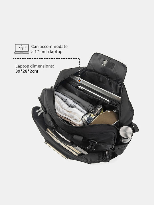 Tigernu Αδιάβροχη Τσάντα Πλάτης για Laptop 17" σε Μαύρο χρώμα T-B9815