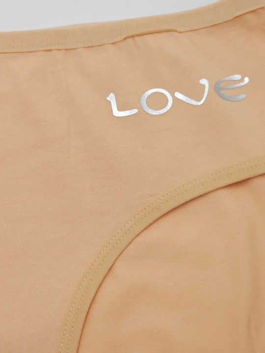 High-waisted Women's Slip Beige