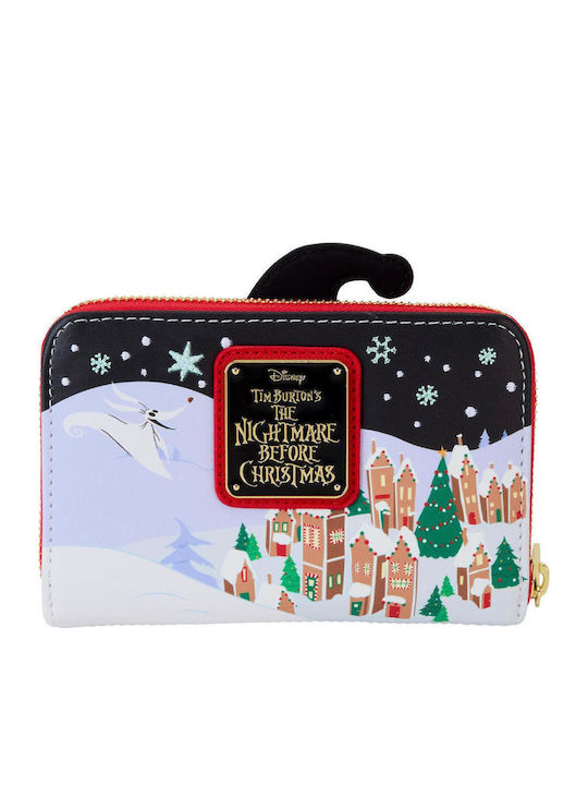 Loungefly Disney Nightmare Before Christmas Kids Wallet with Zipper Journey To Christmas Town