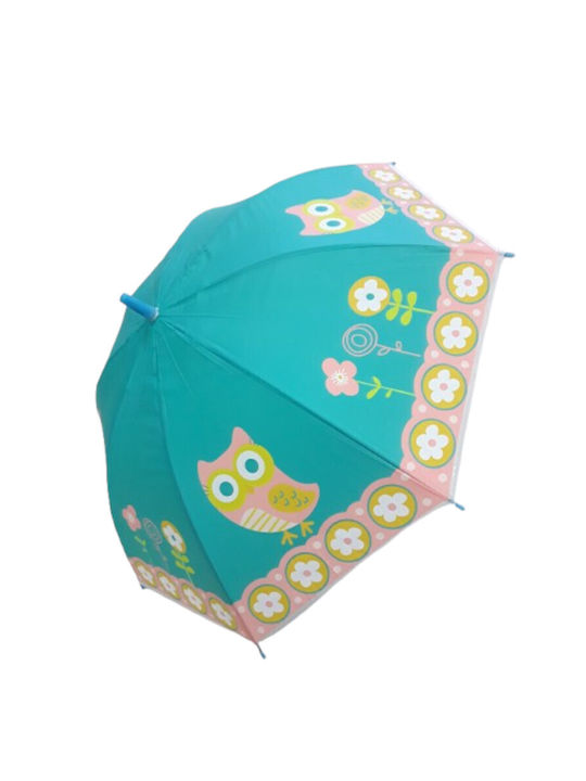 Domina Kids Curved Handle Umbrella Green